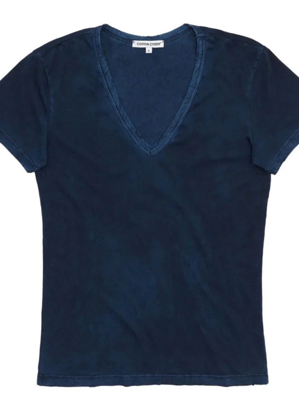 COTTON CITIZEN STANDARD V-NECK IN VINTAGE NAVY